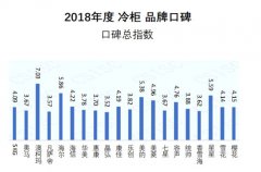 2018中国冷柜品牌榜澳柯玛品牌健康度第一